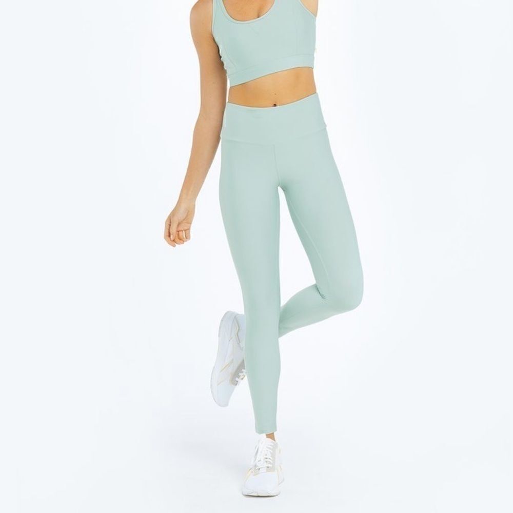 Summersalt Light Blue High Rise Eco Sustainable 7/8 Length Yoga Leggings Sz M